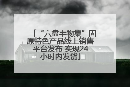 “六盘丰物集”固原特色产品线上销售平台发布 实现24小时内发货