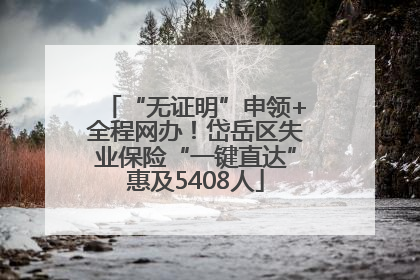 “无证明”申领+全程网办！岱岳区失业保险“一键直达”惠及5408人