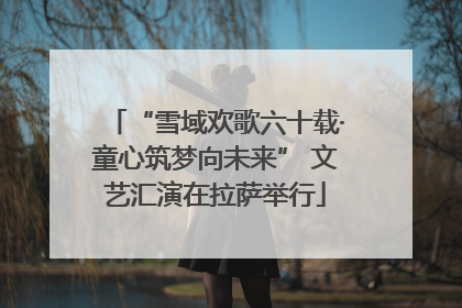 “雪域欢歌六十载·童心筑梦向未来” 文艺汇演在拉萨举行