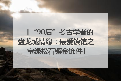 “90后”考古学者的盘龙城情缘：最爱镇馆之宝绿松石镶金饰件