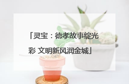 灵宝：德孝故事绽光彩 文明新风润金城