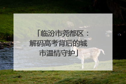 临汾市尧都区：解码高考背后的城市温情守护