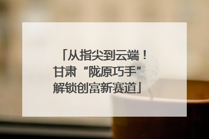 从指尖到云端！甘肃“陇原巧手”解锁创富新赛道