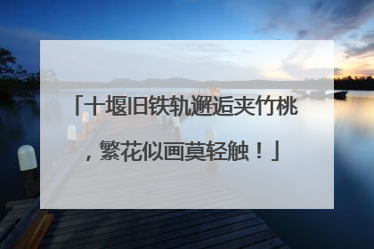十堰旧铁轨邂逅夹竹桃，繁花似画莫轻触！