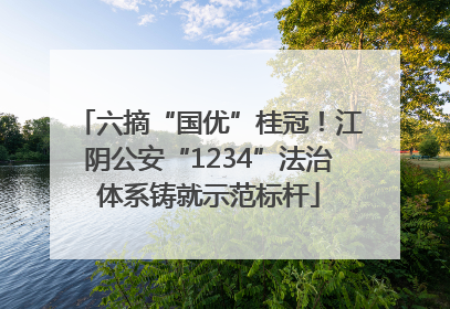 六摘“国优”桂冠！江阴公安“1234”法治体系铸就示范标杆