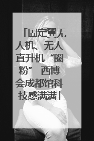 固定翼无人机、无人直升机“圈粉” 西博会成都馆科技感满满