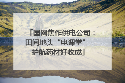 国网焦作供电公司：田间地头“电课堂” 护航药材好收成
