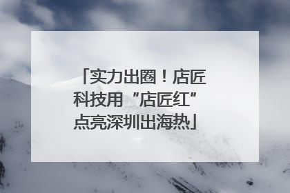 实力出圈！店匠科技用“店匠红”点亮深圳出海热