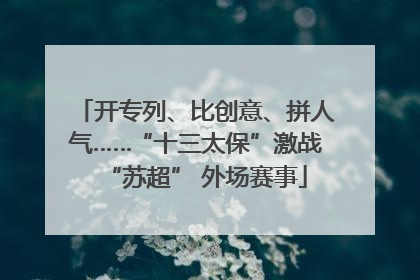 开专列、比创意、拼人气……“十三太保”激战“苏超” 外场赛事