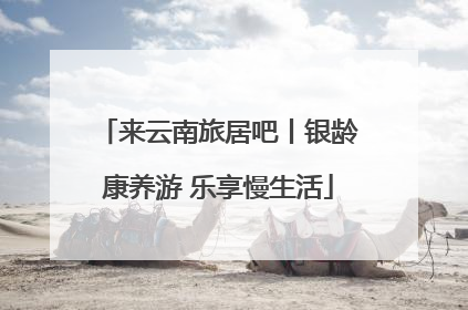 来云南旅居吧丨银龄康养游 乐享慢生活