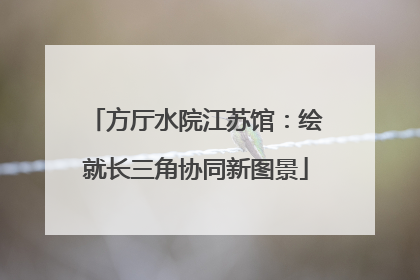 方厅水院江苏馆：绘就长三角协同新图景