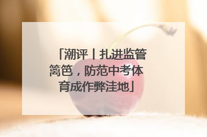 潮评丨扎进监管篱笆，防范中考体育成作弊洼地