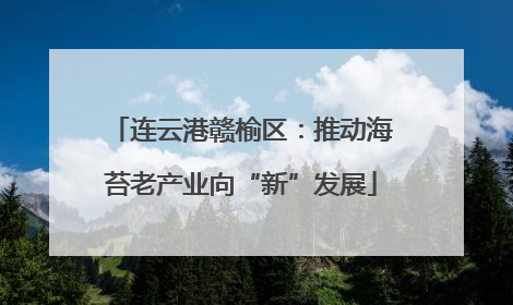 连云港赣榆区：推动海苔老产业向“新”发展