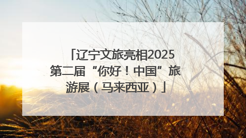 辽宁文旅亮相2025第二届“你好！中国”旅游展（马来西亚）