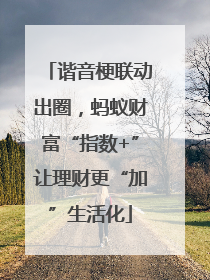 谐音梗联动出圈，蚂蚁财富“指数+”让理财更“加”生活化