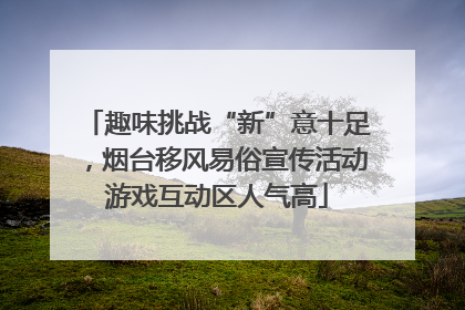 趣味挑战“新”意十足，烟台移风易俗宣传活动游戏互动区人气高