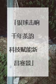银球击响千年茶韵 科技赋能新昌赛景