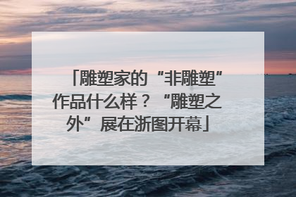 雕塑家的“非雕塑”作品什么样？“雕塑之外”展在浙图开幕