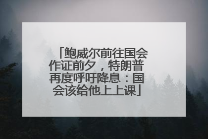 鲍威尔前往国会作证前夕，特朗普再度呼吁降息：国会该给他上上课