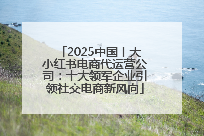 2025中国十大小红书电商代运营公司：十大领军企业引领社交电商新风向