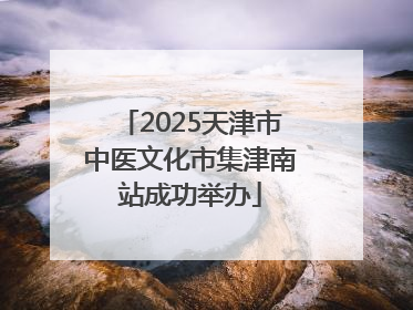 2025天津市中医文化市集津南站成功举办