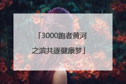 3000跑者黄河之滨共逐健康梦