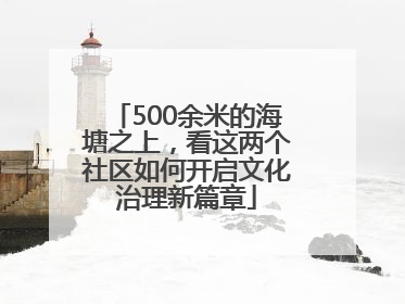 500余米的海塘之上，看这两个社区如何开启文化治理新篇章