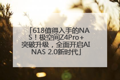 618值得入手的NAS！极空间Z4Pro+突破升级，全面开启AINAS 2.0新时代